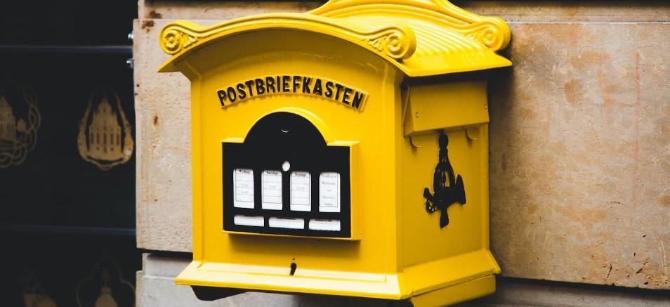 How the rise of email  has led to a decline in the number of letters and packages being sent through traditional mail.