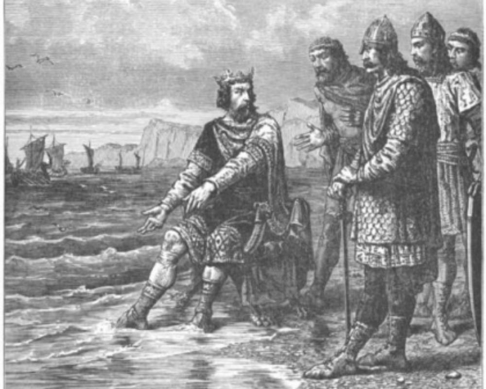 Here Is The Anecdotal version Of The Historical King Canute