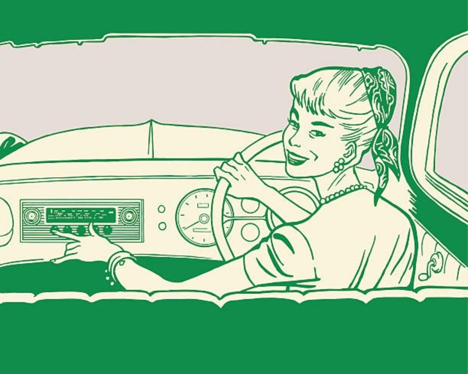 When were radios first fitted in cars?