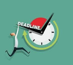 Setting your own deadlines