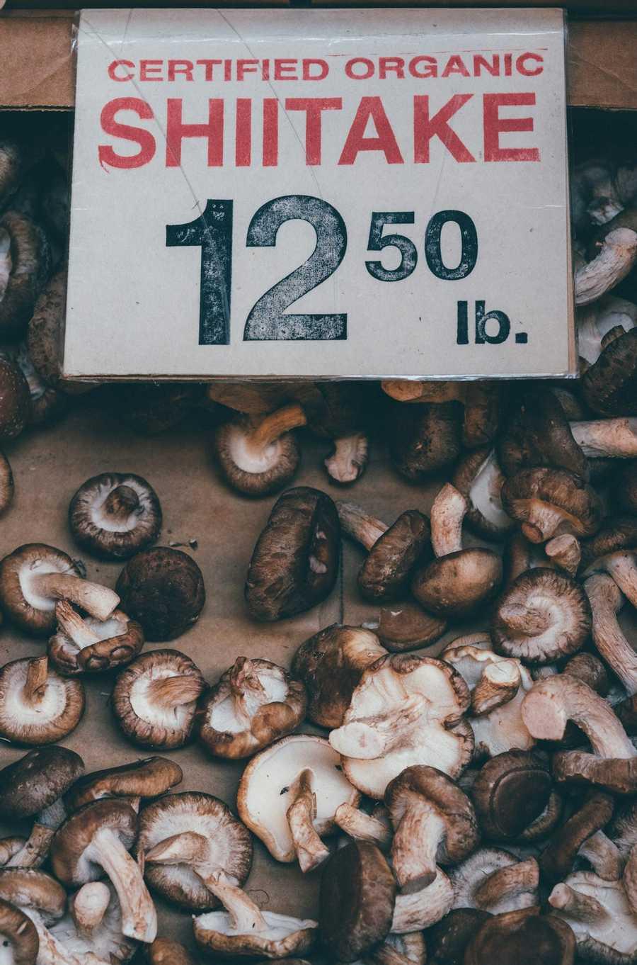 7.   Shiitake Mushrooms