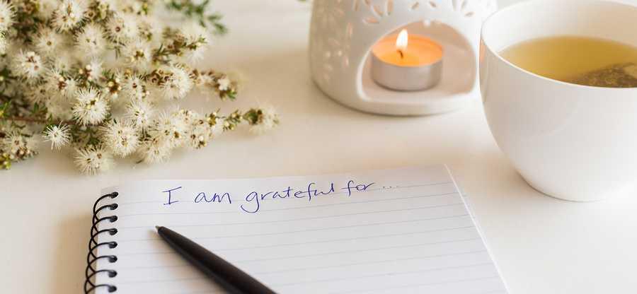 Write in your gratitude journal. 