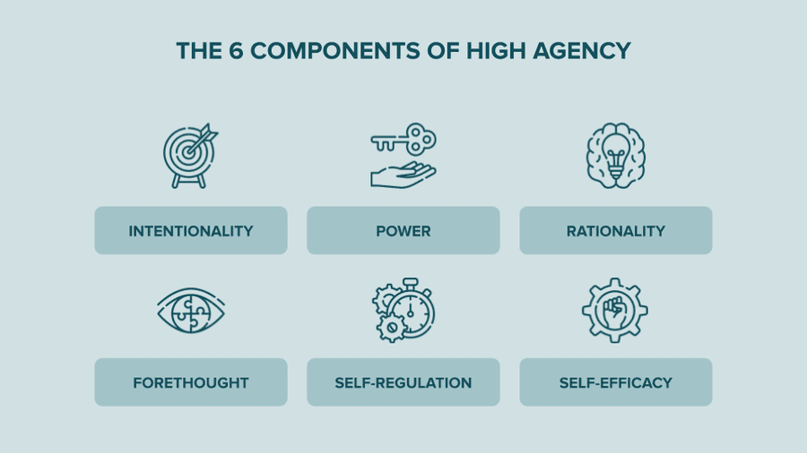 The six components of high agency