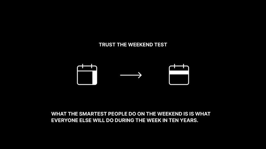 Trust the Weekend Test
