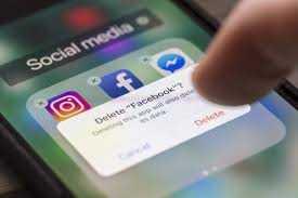 Delete social media apps