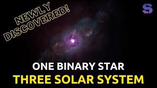 Wild binary star has three distinct solar systems forming around it. (New discovery)