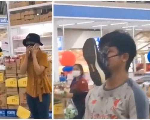 Viral Action of Men Using Shoes instead of Masks Becomes the Spotlight of Netizens