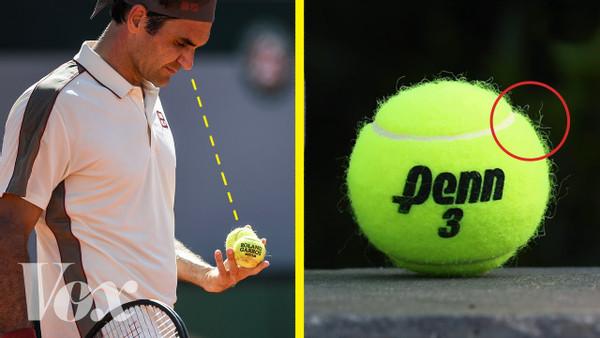 What tennis pros look at when they pick a ball