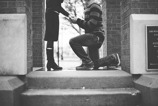 Proposing On One Knee
