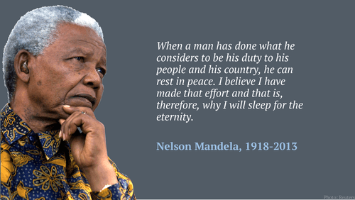 The wisdom of Nelson Mandela: quotes from the most inspiring leader of the 20th century