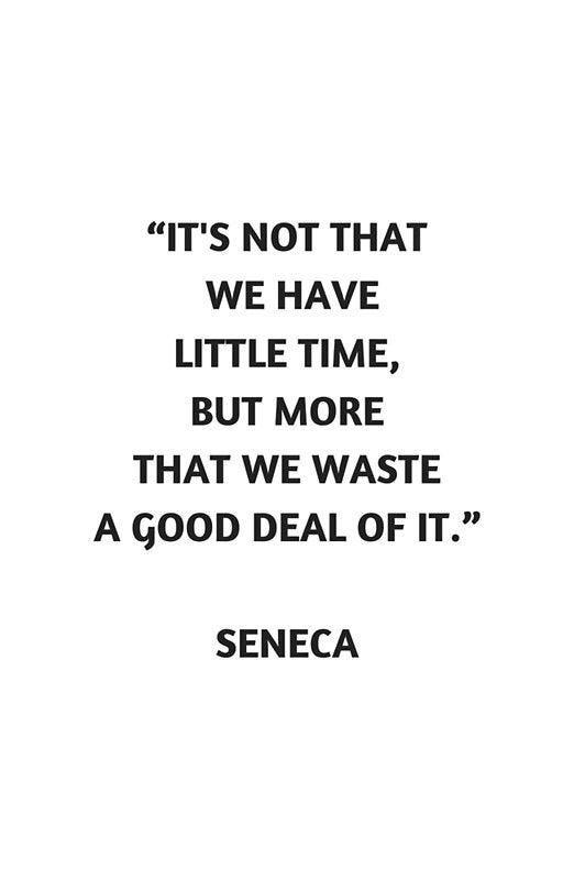 Seneca : Stoicism on Time Managment 