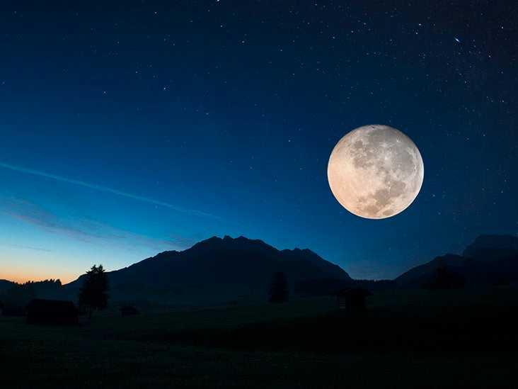 Where did the word moon come from?
