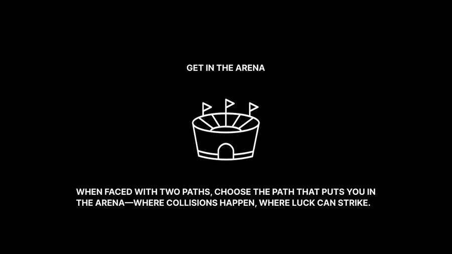 Get in the Arena