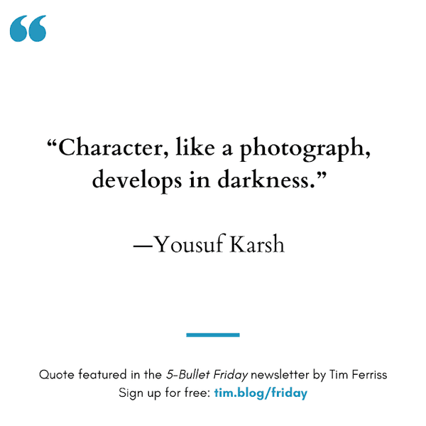 Yousuf Karsh: Character And Darkness