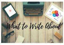 What To Write About
