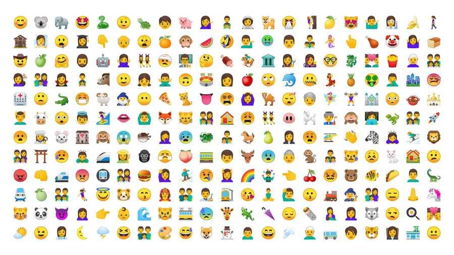 4) Today there are 3000+ emojis: