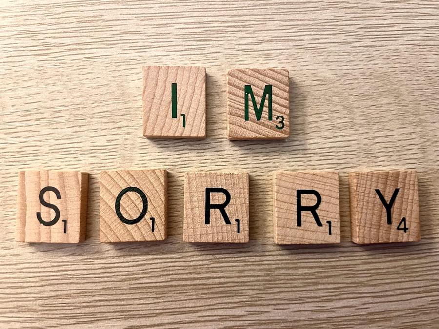 1. Apologizing More Than You Have To Even When It's Not Needed