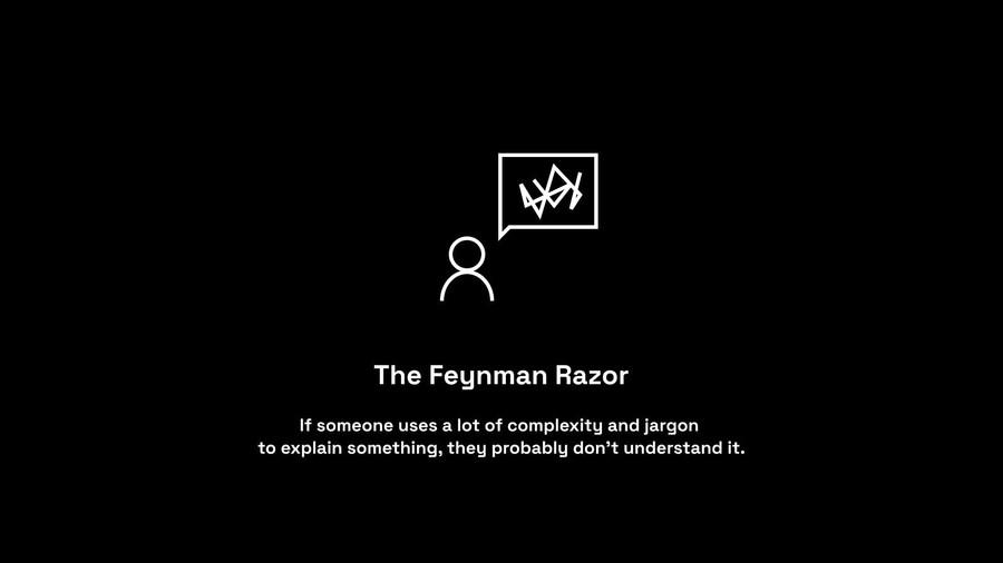 The Feynman Razor
