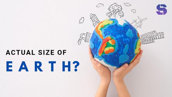 How Large is Earth? #shorts