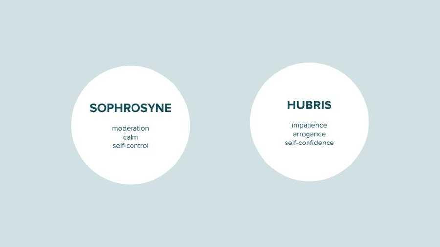 Sophrosyne vs Hubris