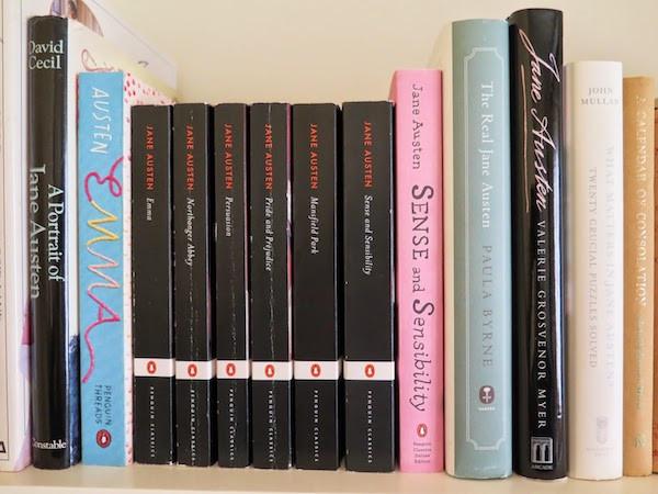 Separate your books by author: contemporary or classic