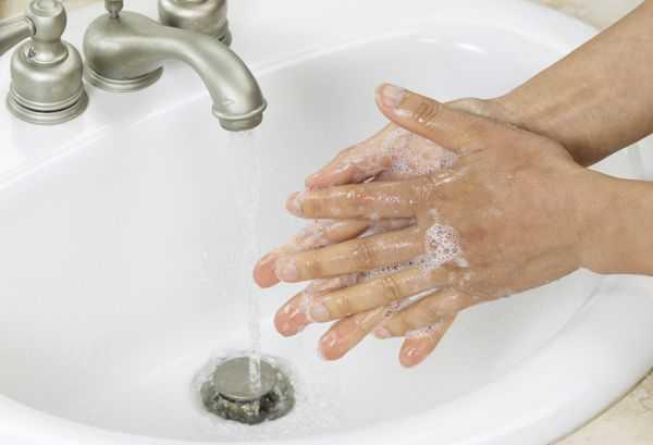 Washing your hands in warm water kills germs