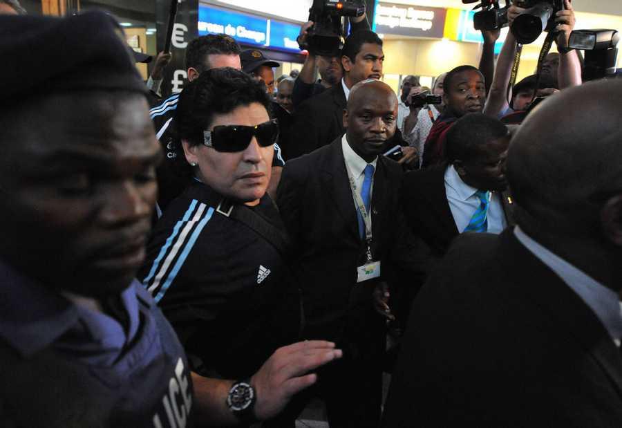<p>Diego Maradona, 2010, Argen...