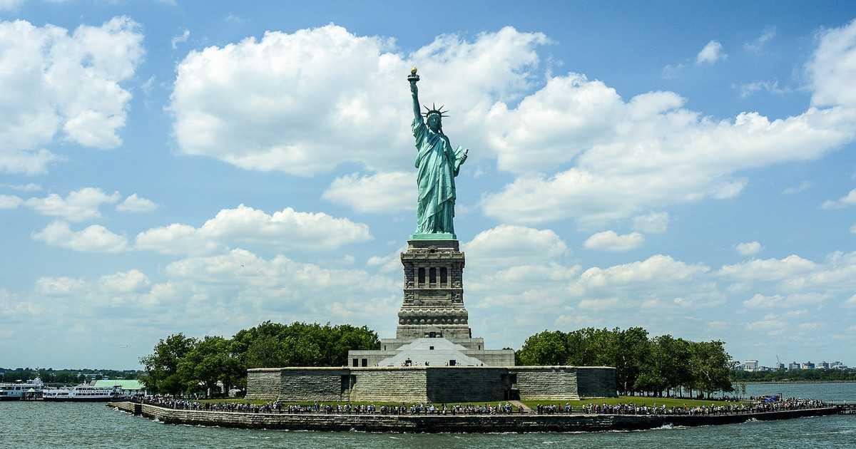 What material is the Statue of Liberty made from?