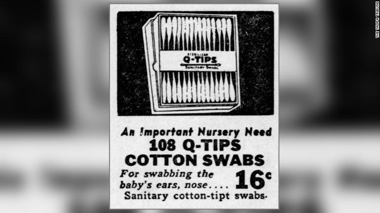 Q-Tips: The Cotton Swab To Clean Ears And Eyes