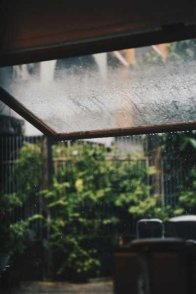 The sound of rain