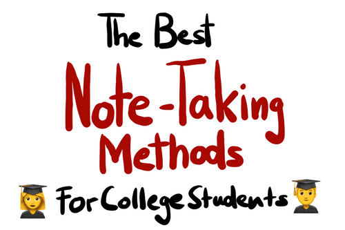The Best Note-Taking Methods