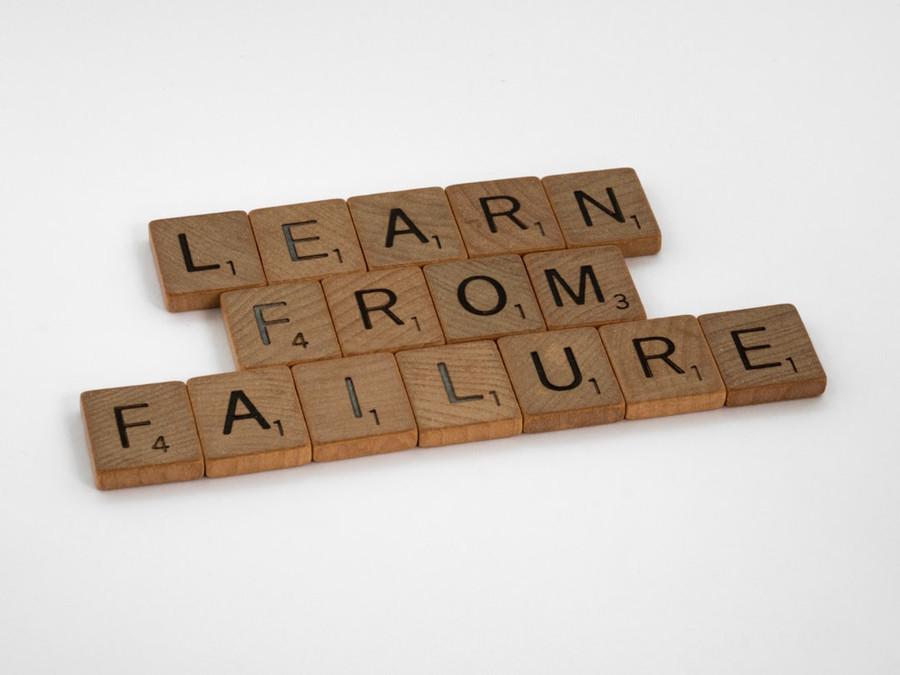 Embrace failure and learn from it