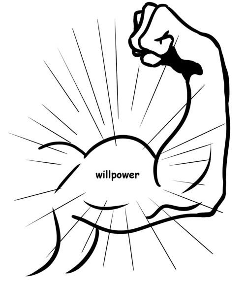 Willpower is like a muscle