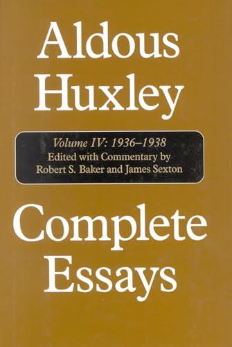 Complete Essays: Aldous Huxley, 1936-1938