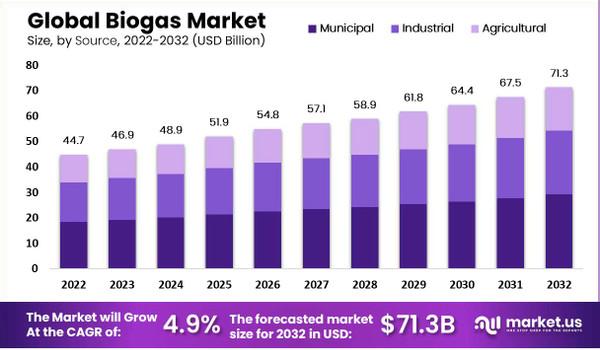 Biogas Market Size, Share, Growth, Demand | Forecast 2033