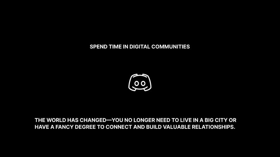 Spend Time in Digital Communities