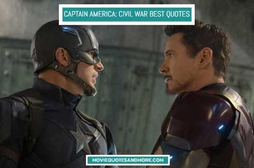 Captain America: Civil War Best Quotes - 'You chose the wrong side.'
