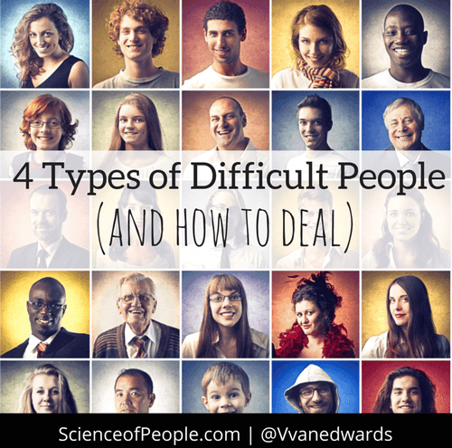 4 Types of Difficult People and How to Deal With Them | Science of People
