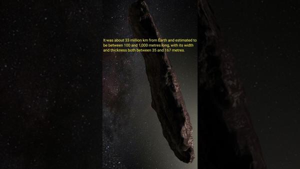 Facts about Oumuamua. #shorts