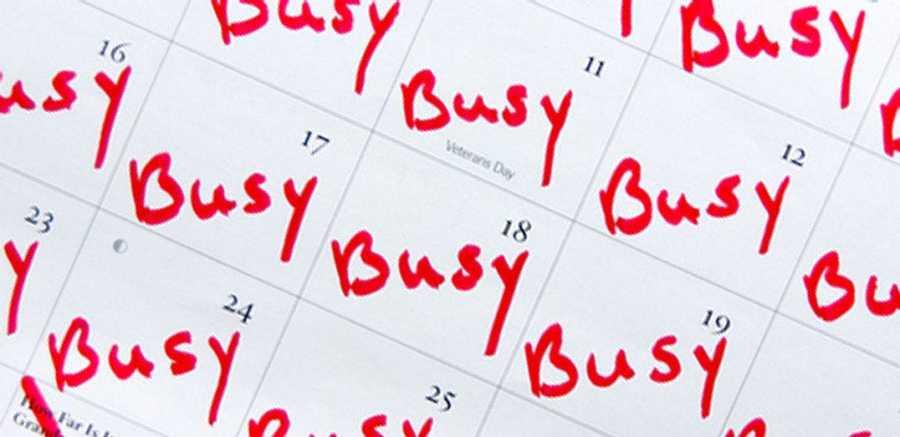 The constant state of busyness