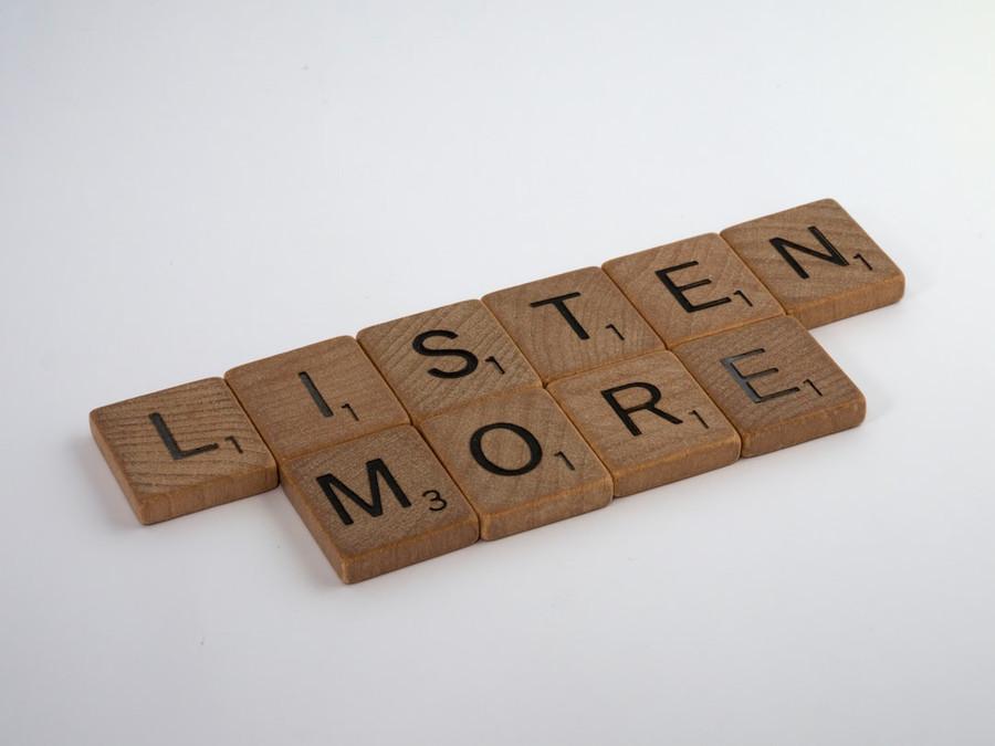 <p>Listen to your partner and ...