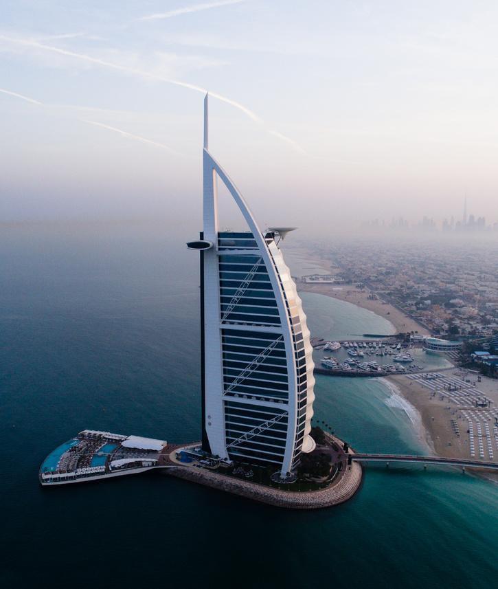 7. Burj Al Arab is known as the “world’s only seven-star hotel”