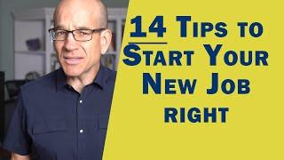 14 TIPS to Start Your New Job - First Day at Work - How to make a great first impression