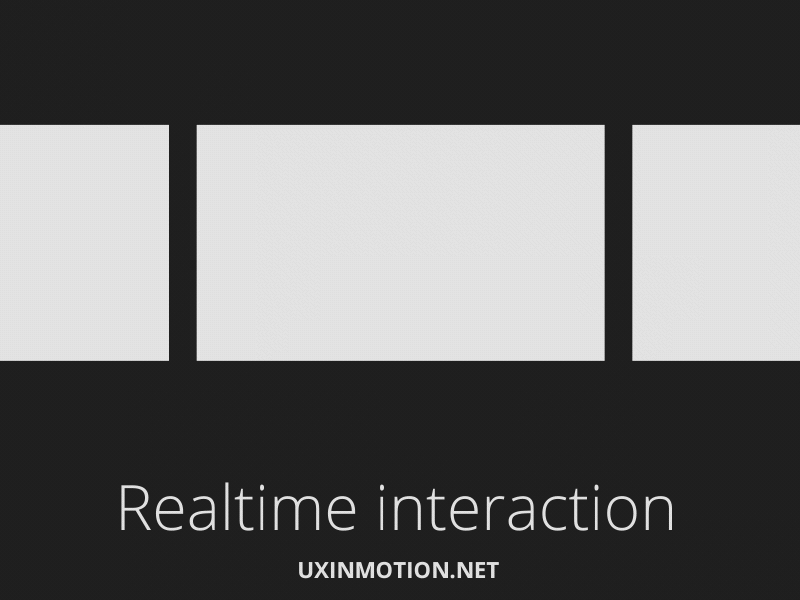 Realtime vs non-realtime interactions