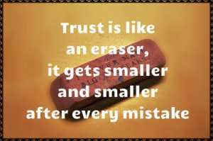 Trust Quotes - I don't trust WORDS, I TRUST ACTIONS.
