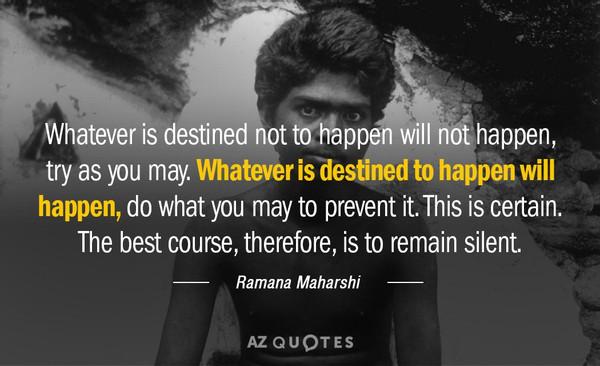 TOP 25 QUOTES BY RAMANA MAHARSHI (of 285) | A-Z Quotes