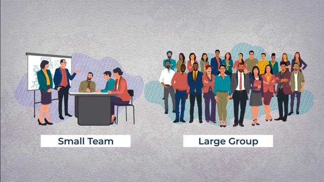 Small Groups vs. Large Organization