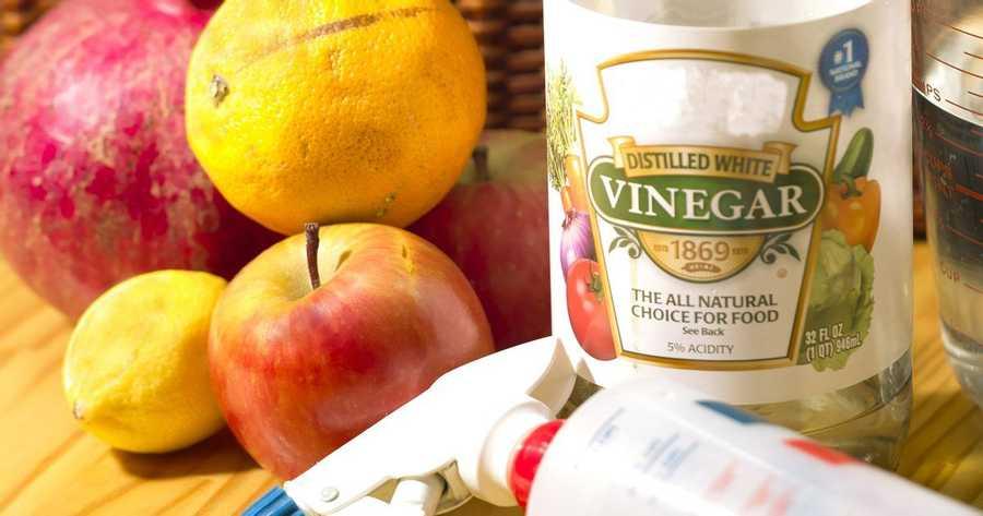 Vinegar for washing produce