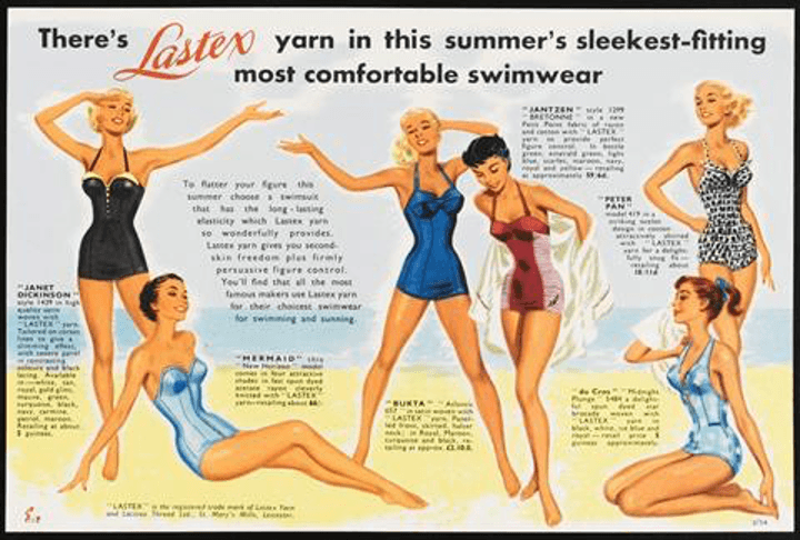 The invention of Lastex yarn