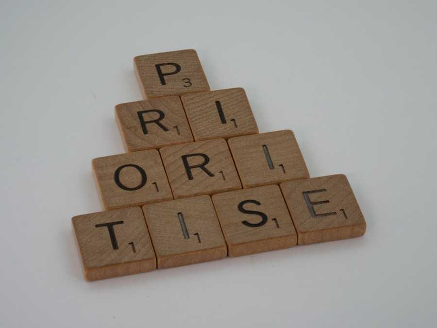 4. Learn to prioritize!